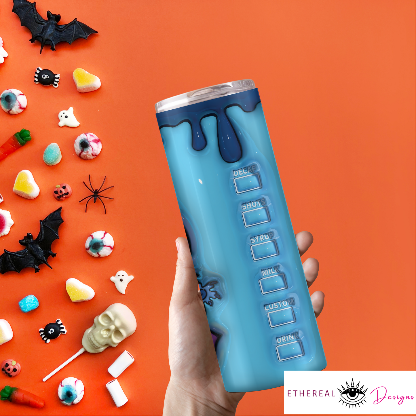 Ohana Coffee- Dracula- 3D Tumbler