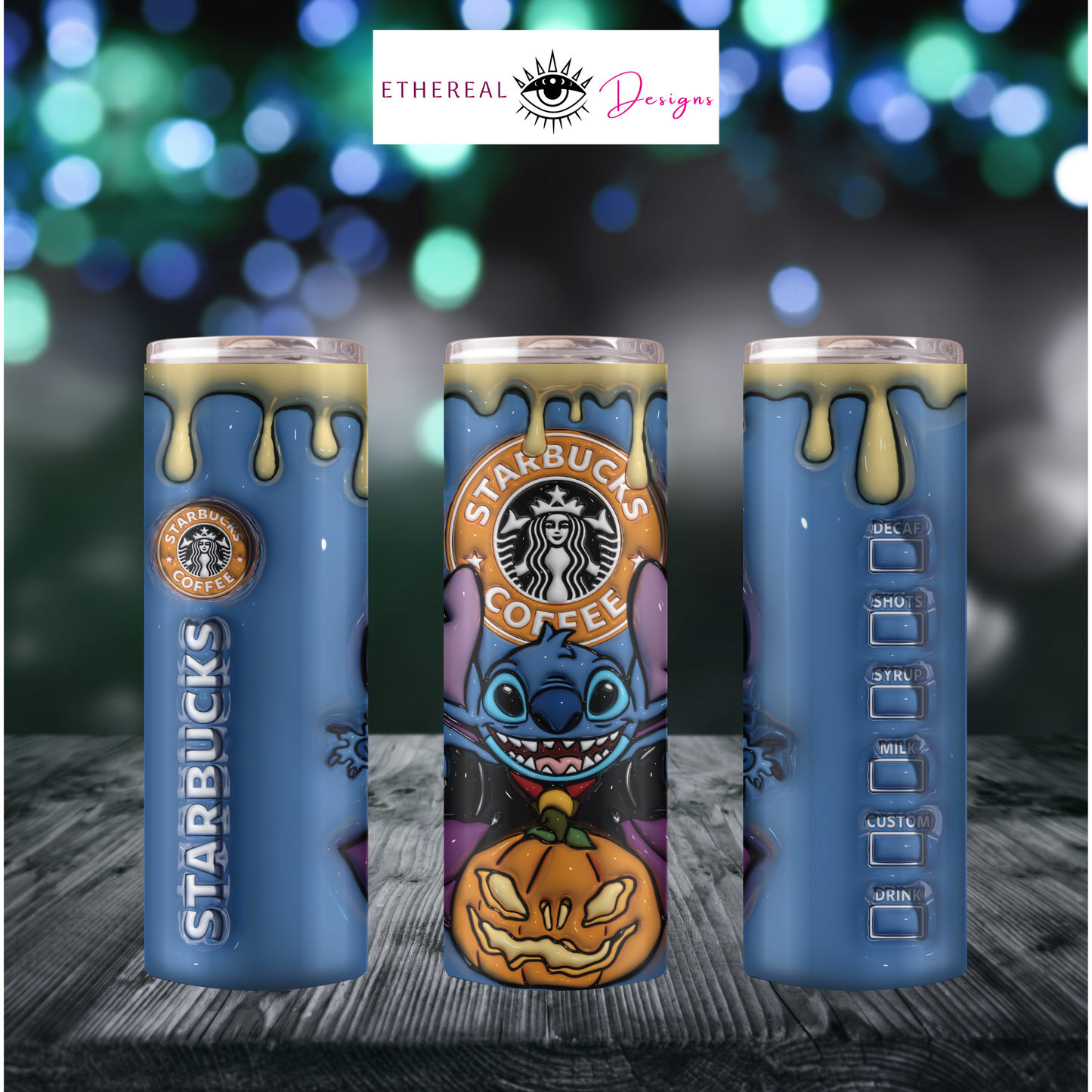 Ohana Coffee- Dracula- 3D Tumbler