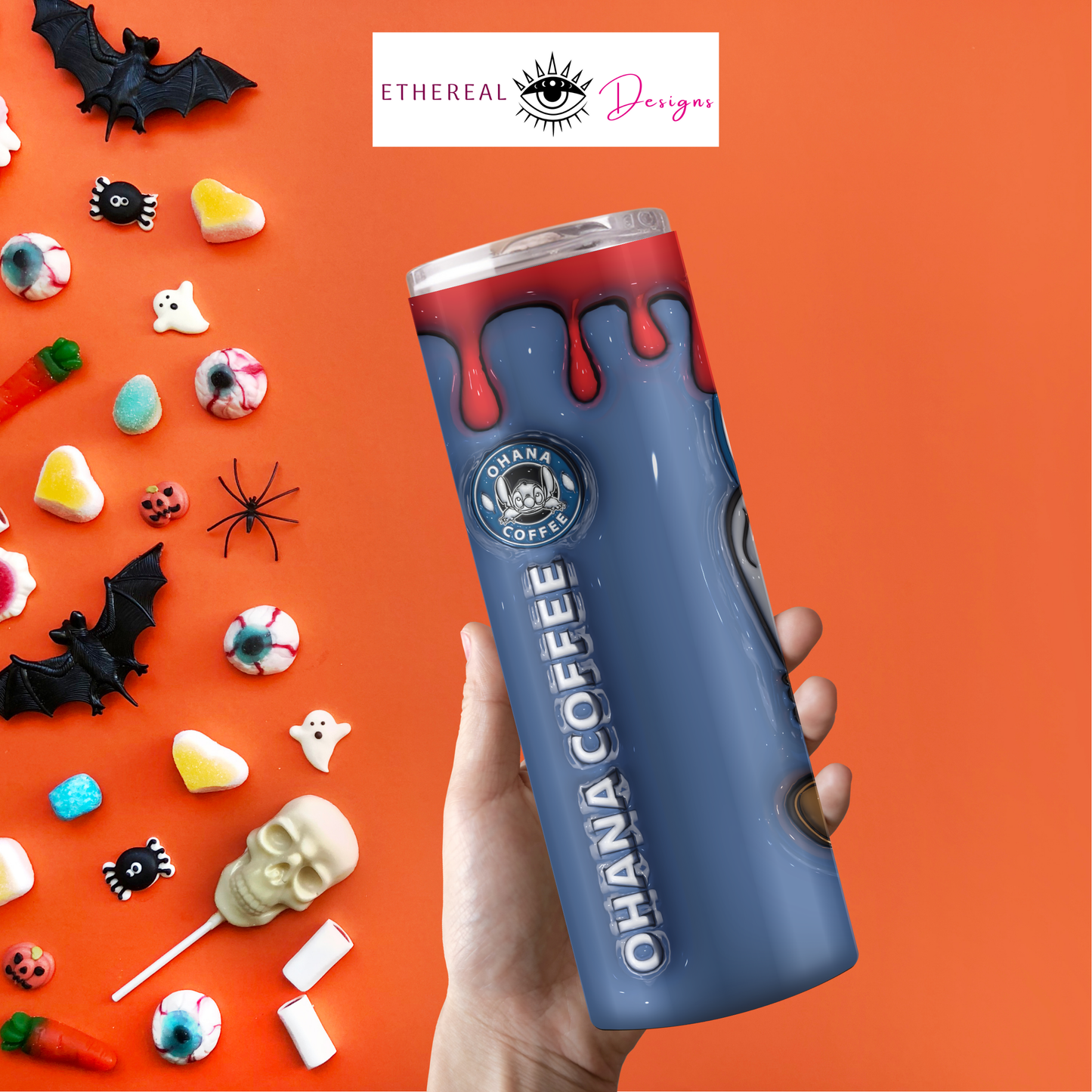 Ohana Coffee- Friday the 13th- 3D Tumbler