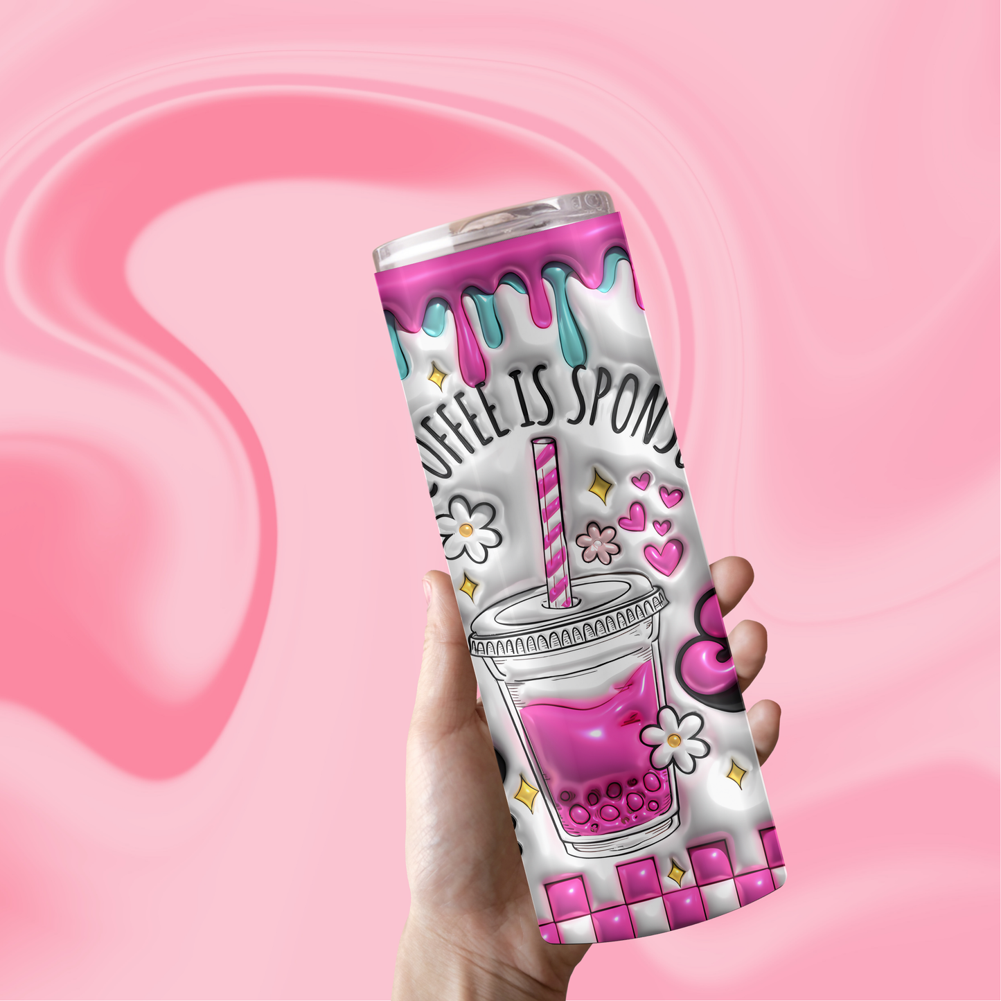 Girl Math 3D Tumbler