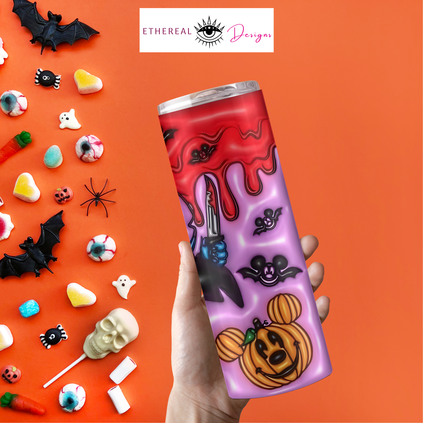 Ohana Coffee-Ghostface- 3D Tumbler