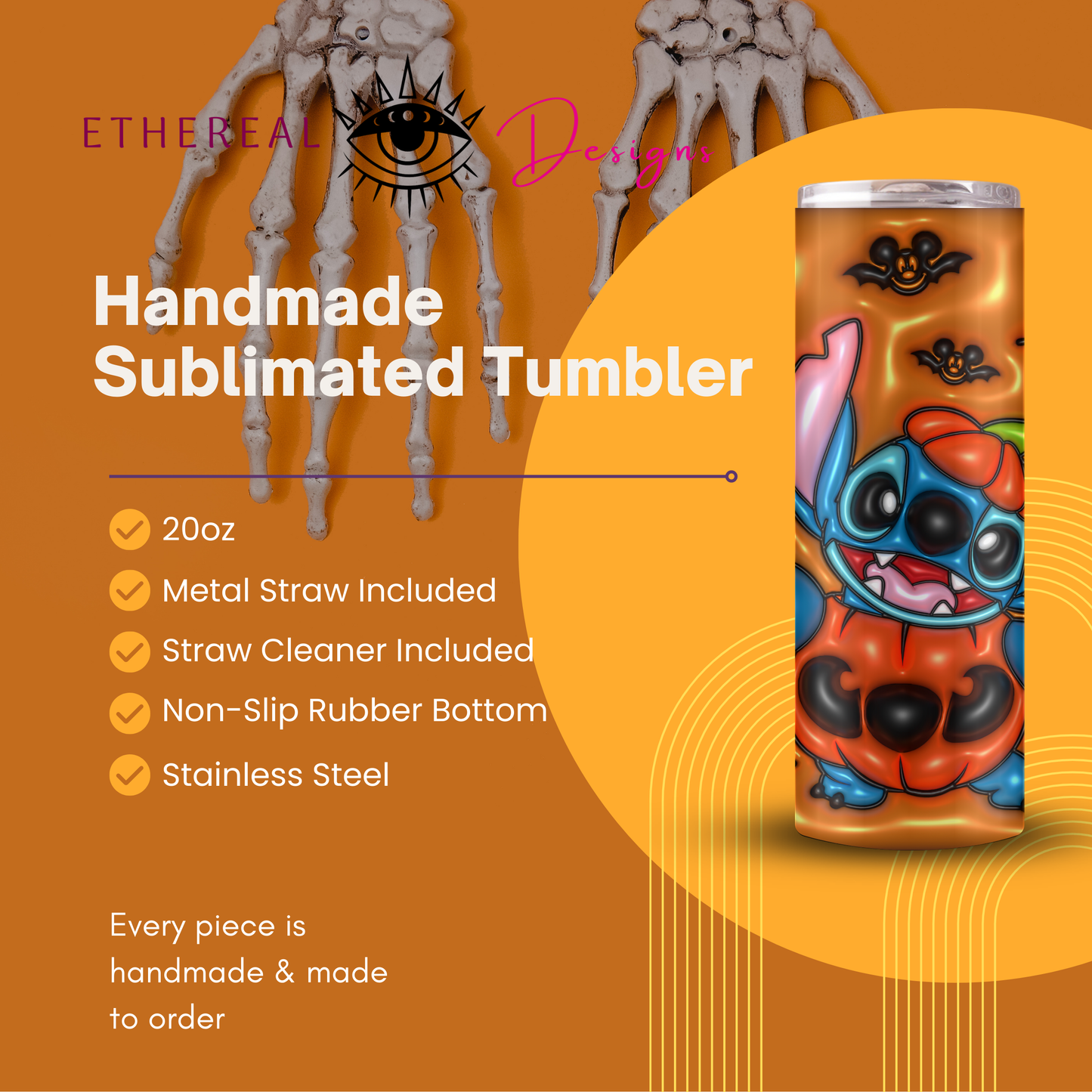 Ohana Coffee-Pumpkin- 3D Tumbler