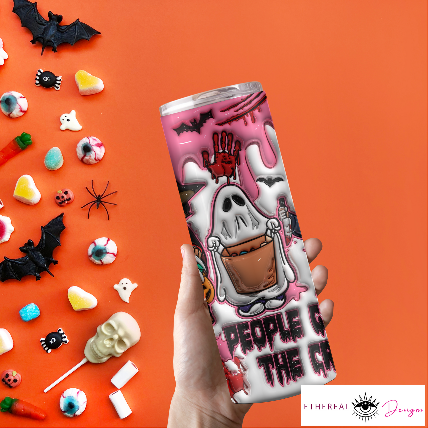 People Give Me the Creeps 3D Tumbler