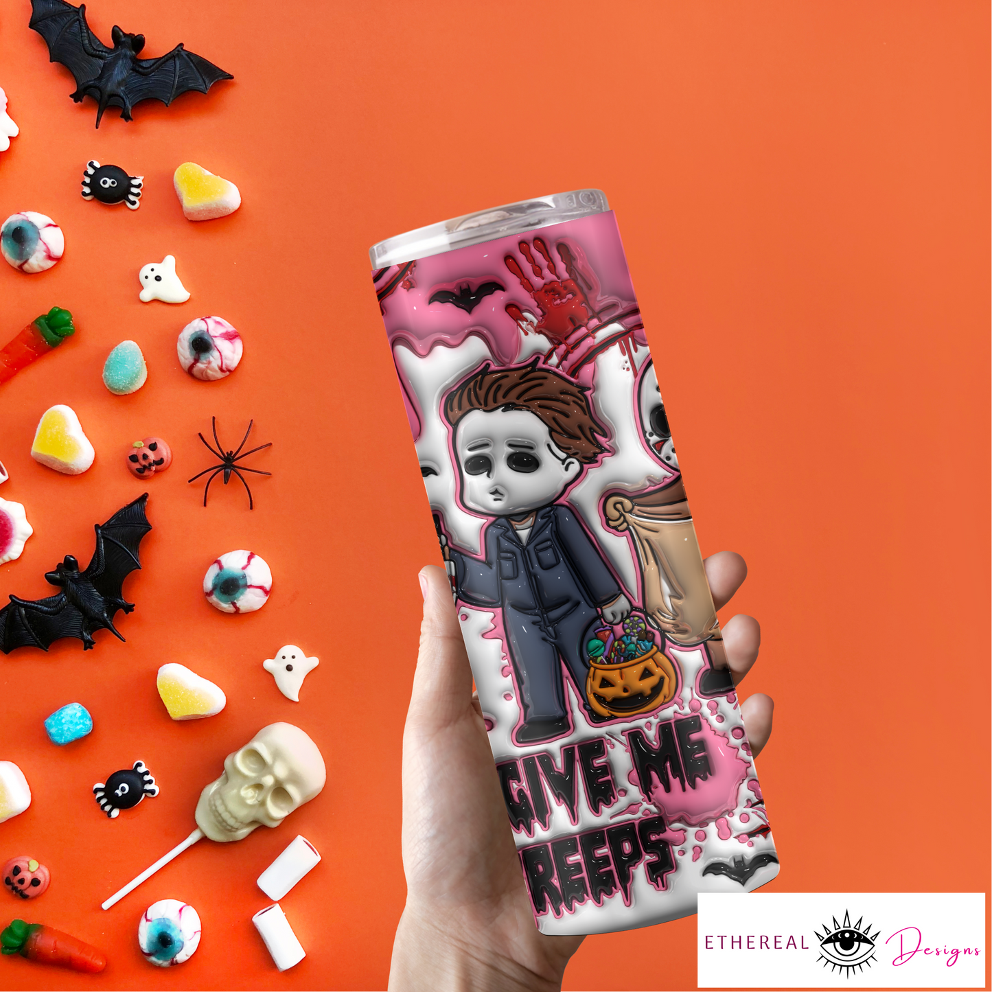 People Give Me the Creeps 3D Tumbler