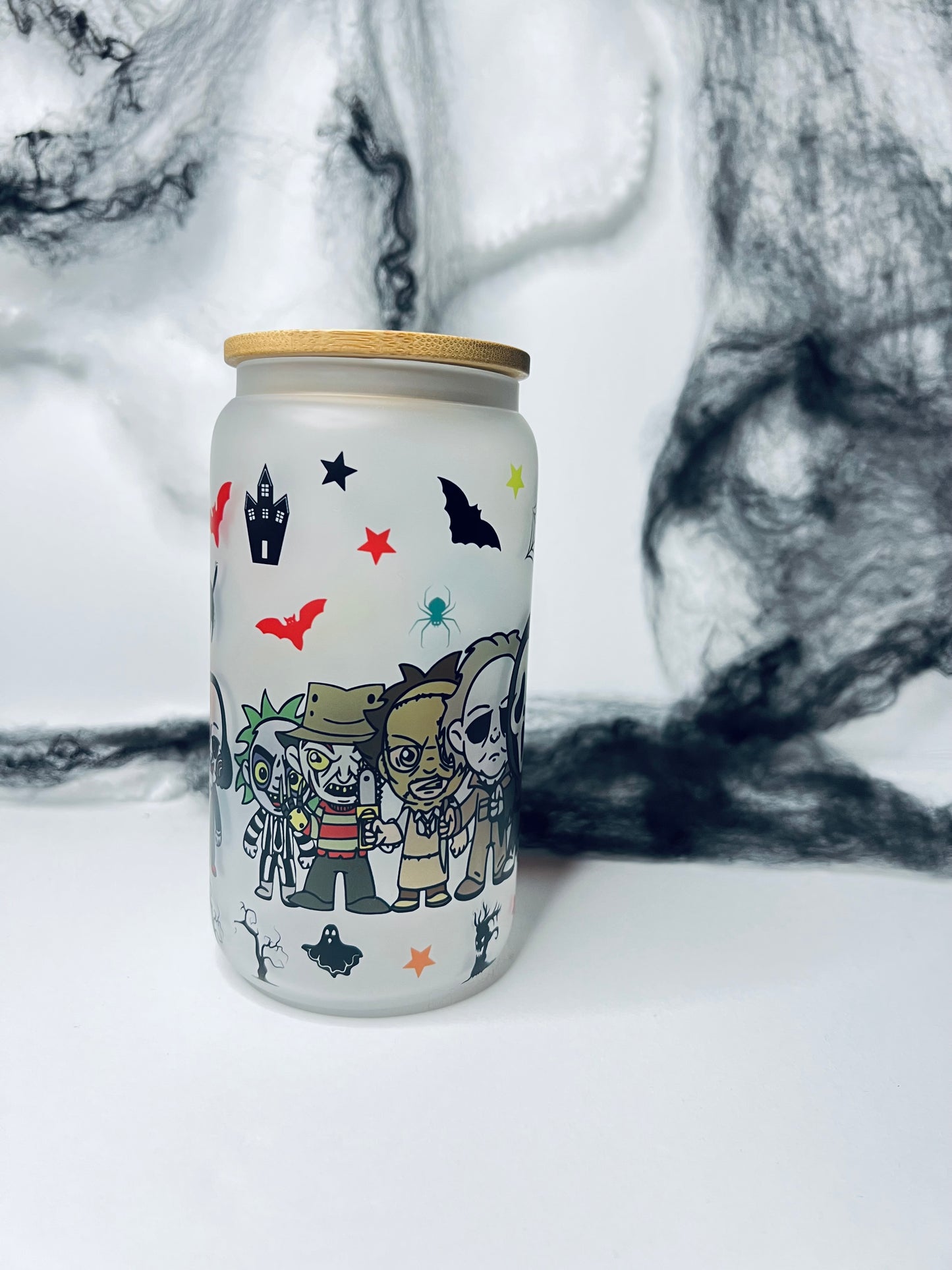 Horror Characters 16oz Libbey Cup