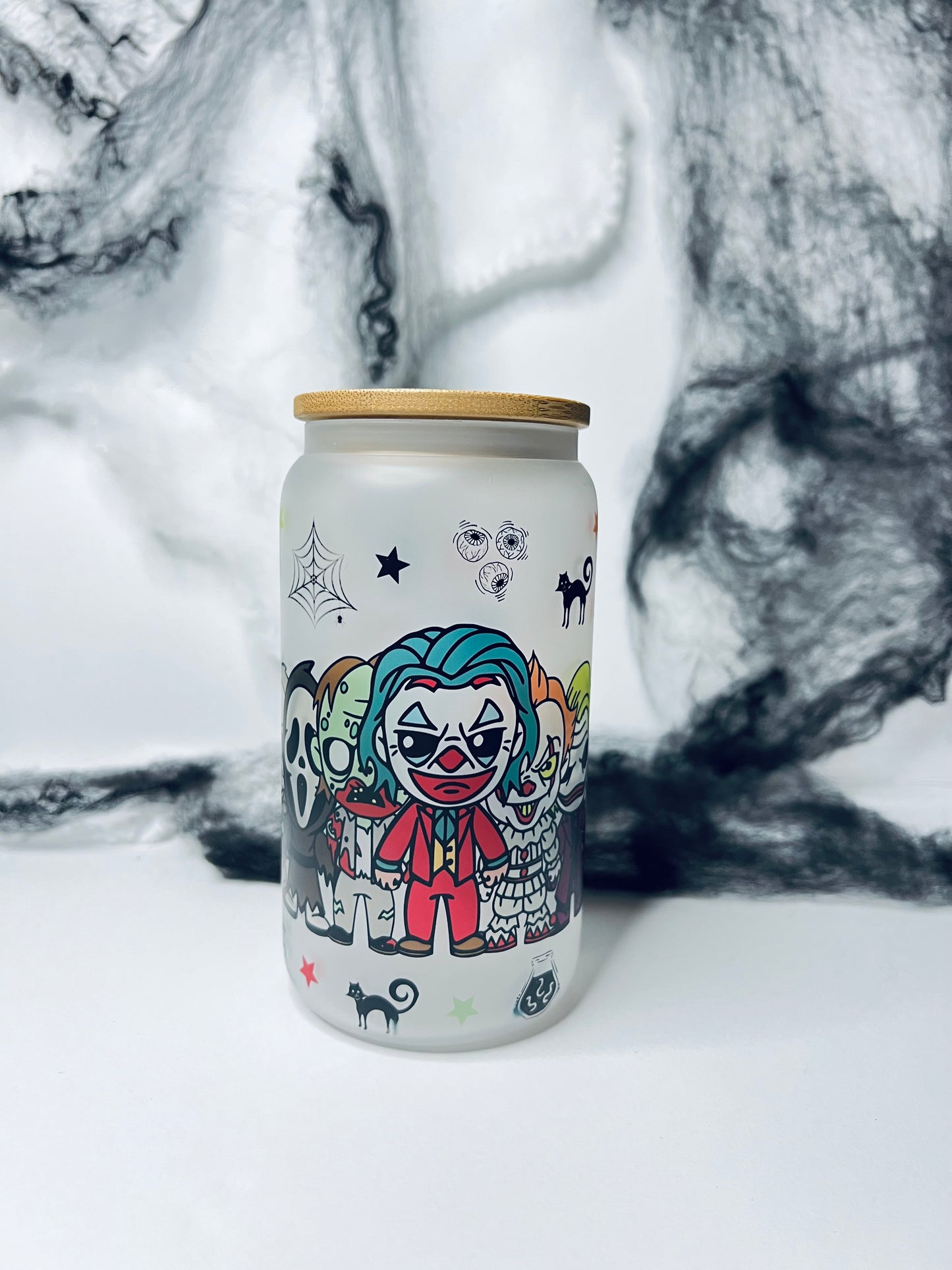 Horror Characters 16oz Libbey Cup