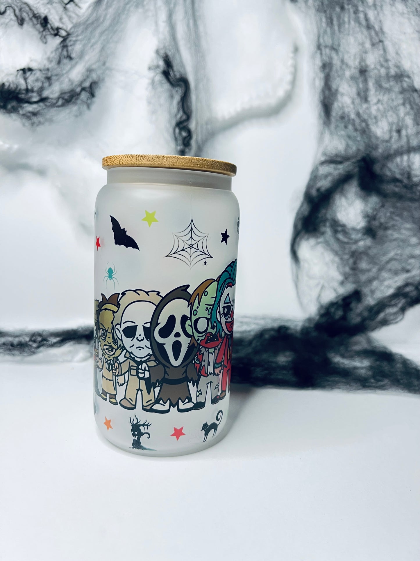 Horror Characters 16oz Libbey Cup