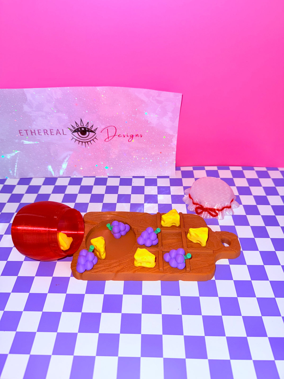 Charcuterie Tic Tac Toe Set