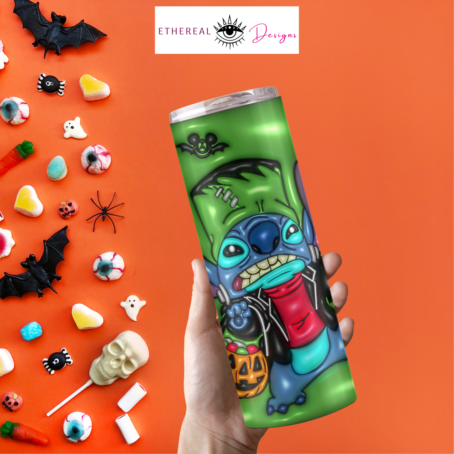 Ohana Coffee-Frankenstein- 3D Tumbler