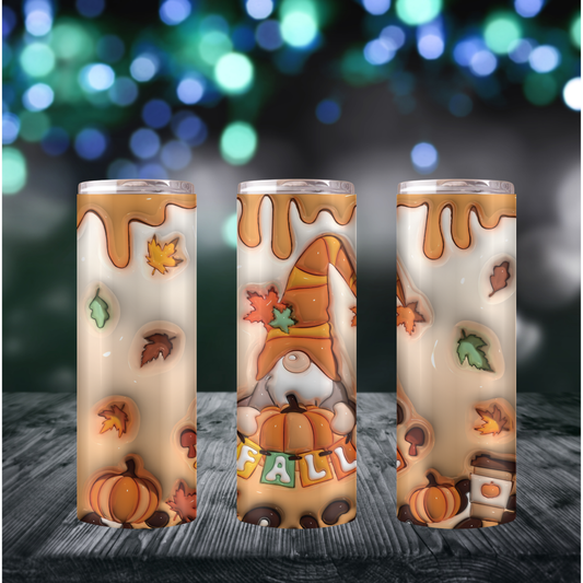 Fall Gnomes 3D Tumbler