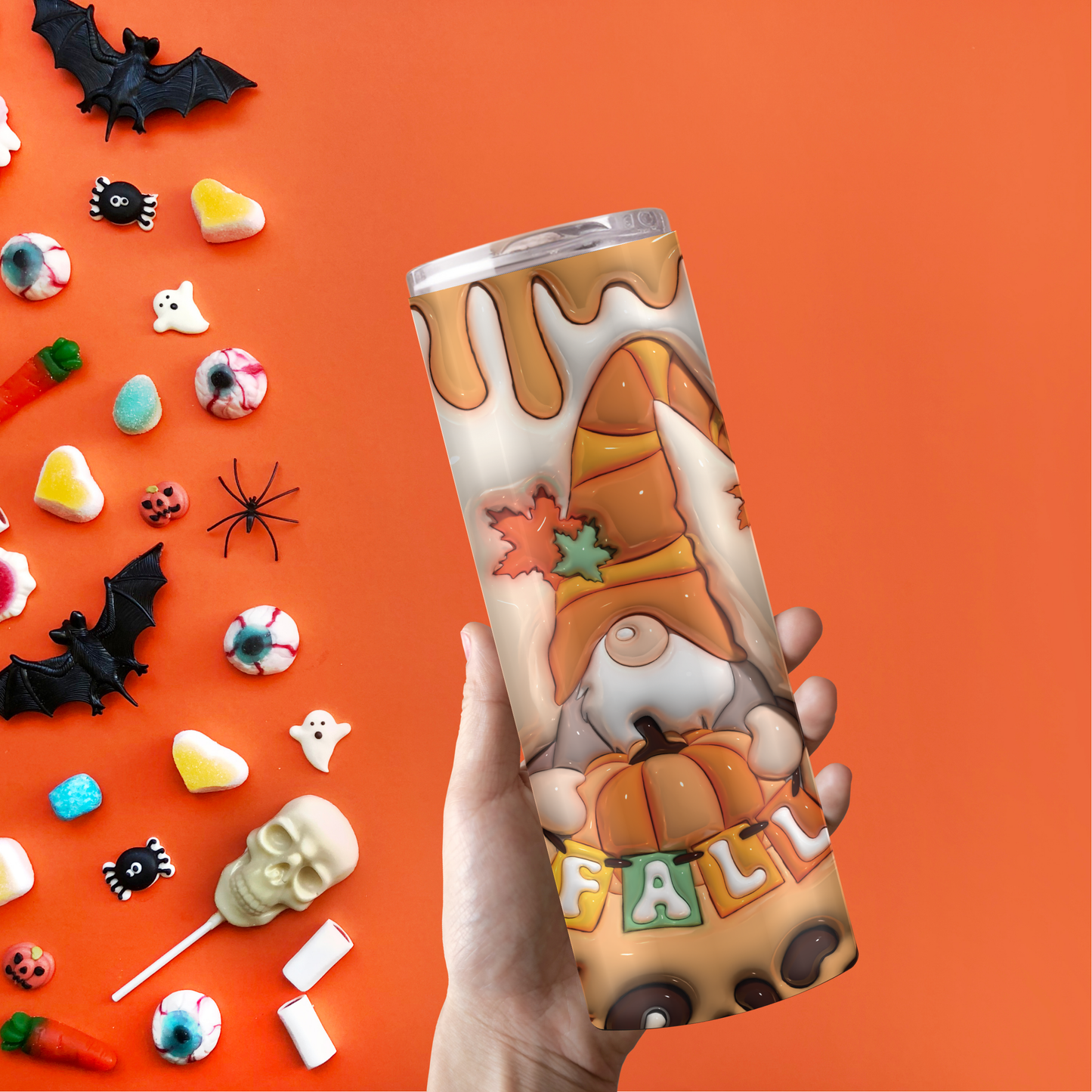 Fall Gnomes 3D Tumbler