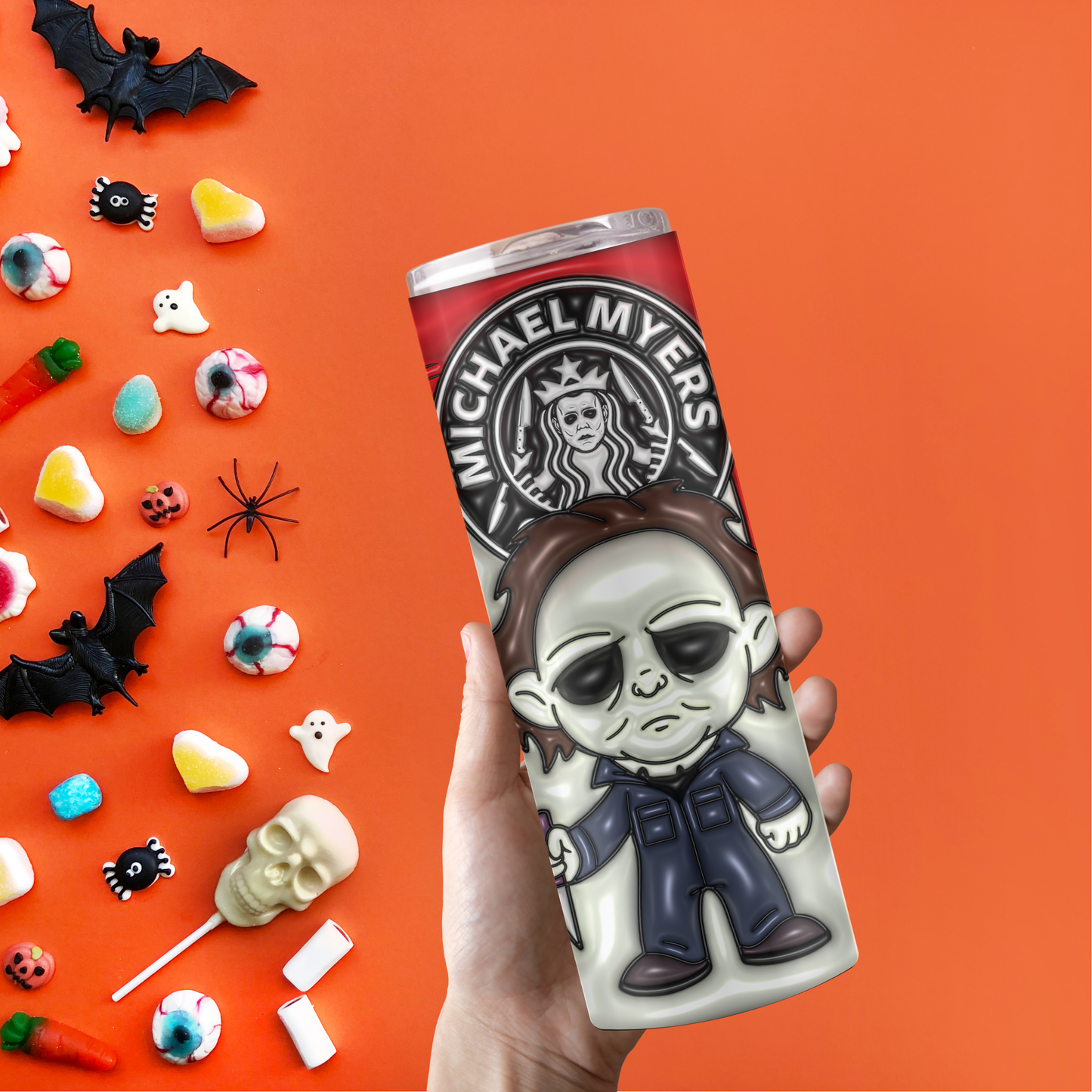 Halloween Character Coffee-3D Tumbler