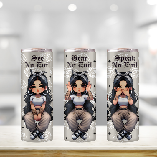 No Evil 3D Tumbler