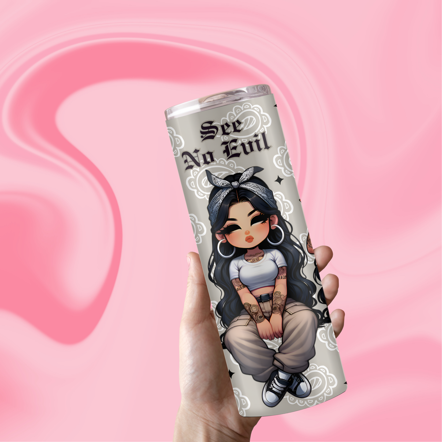 No Evil 3D Tumbler