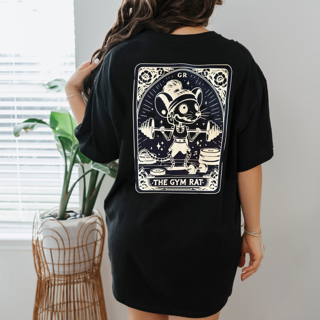 The Gymrat Tarot-MALE Tee