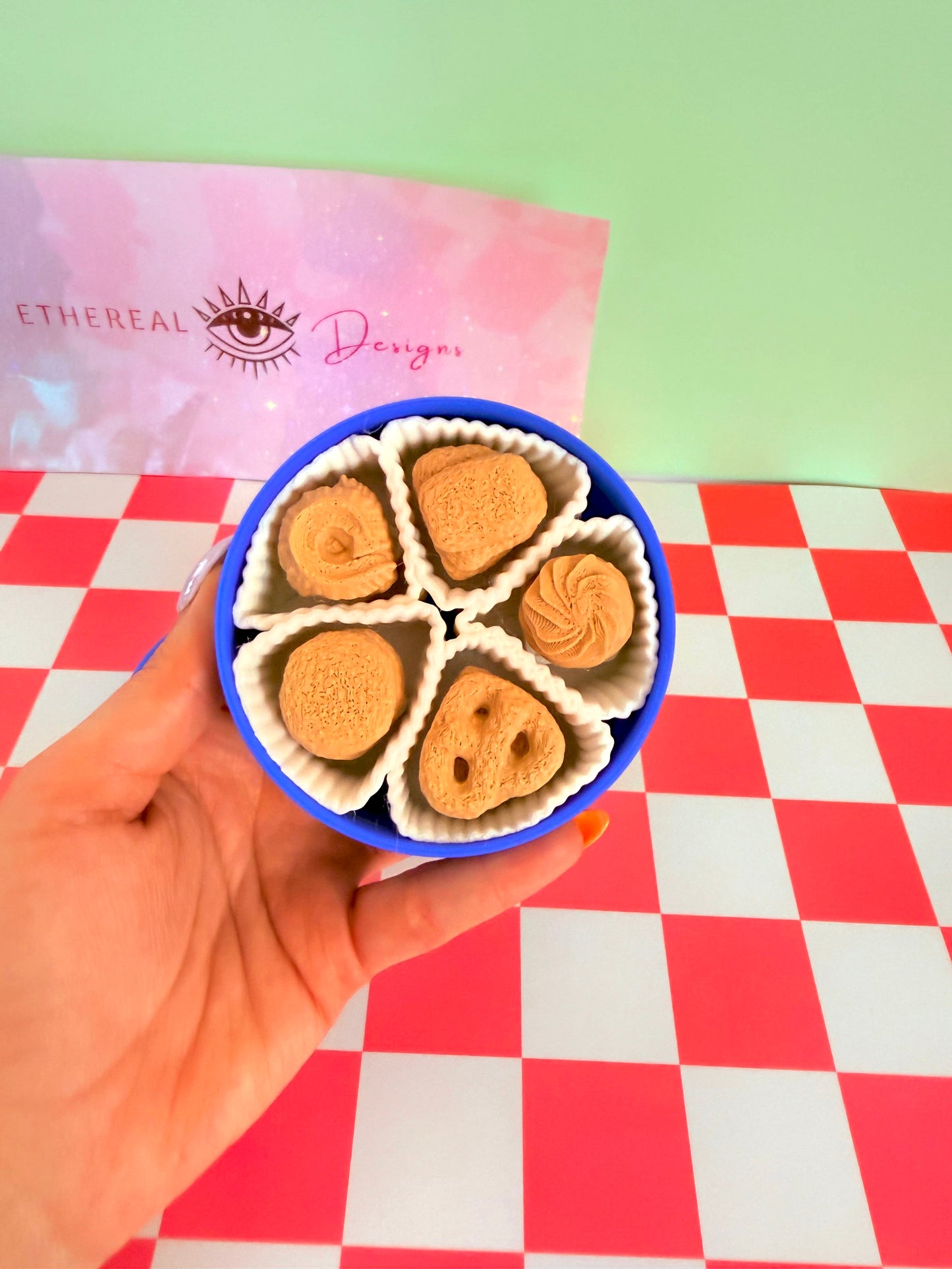 Shortbread Cookie Tin Fidget Clicker