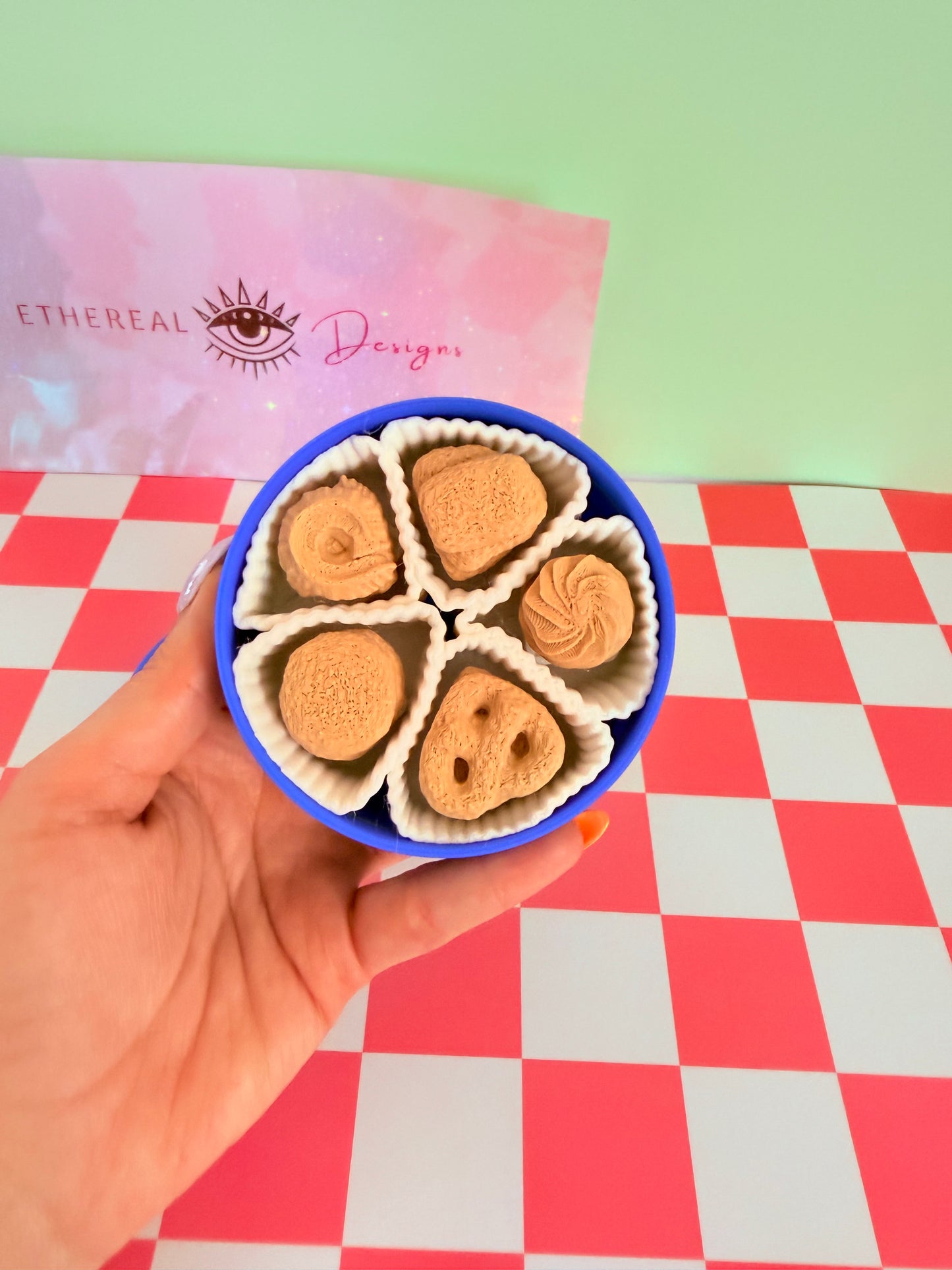 Shortbread Cookie Tin Fidget Clicker